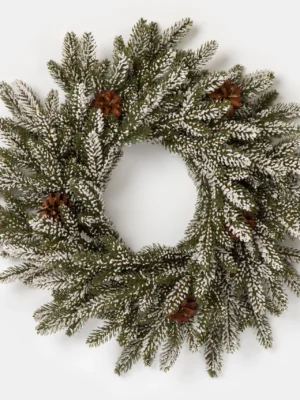 Canadian Frosty Spruce PE Christmas wreath Ireland