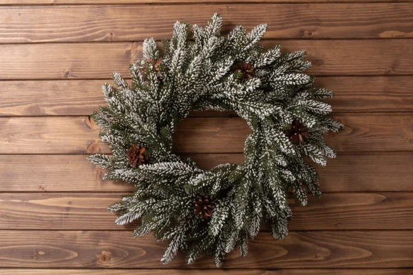 Canadian Frosty Spruce PE Wreath