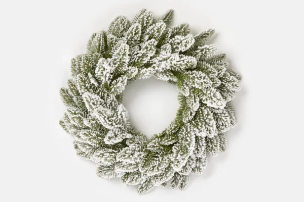 Nobile’s Fir Snow Covered PE Christmas wreath Ireland