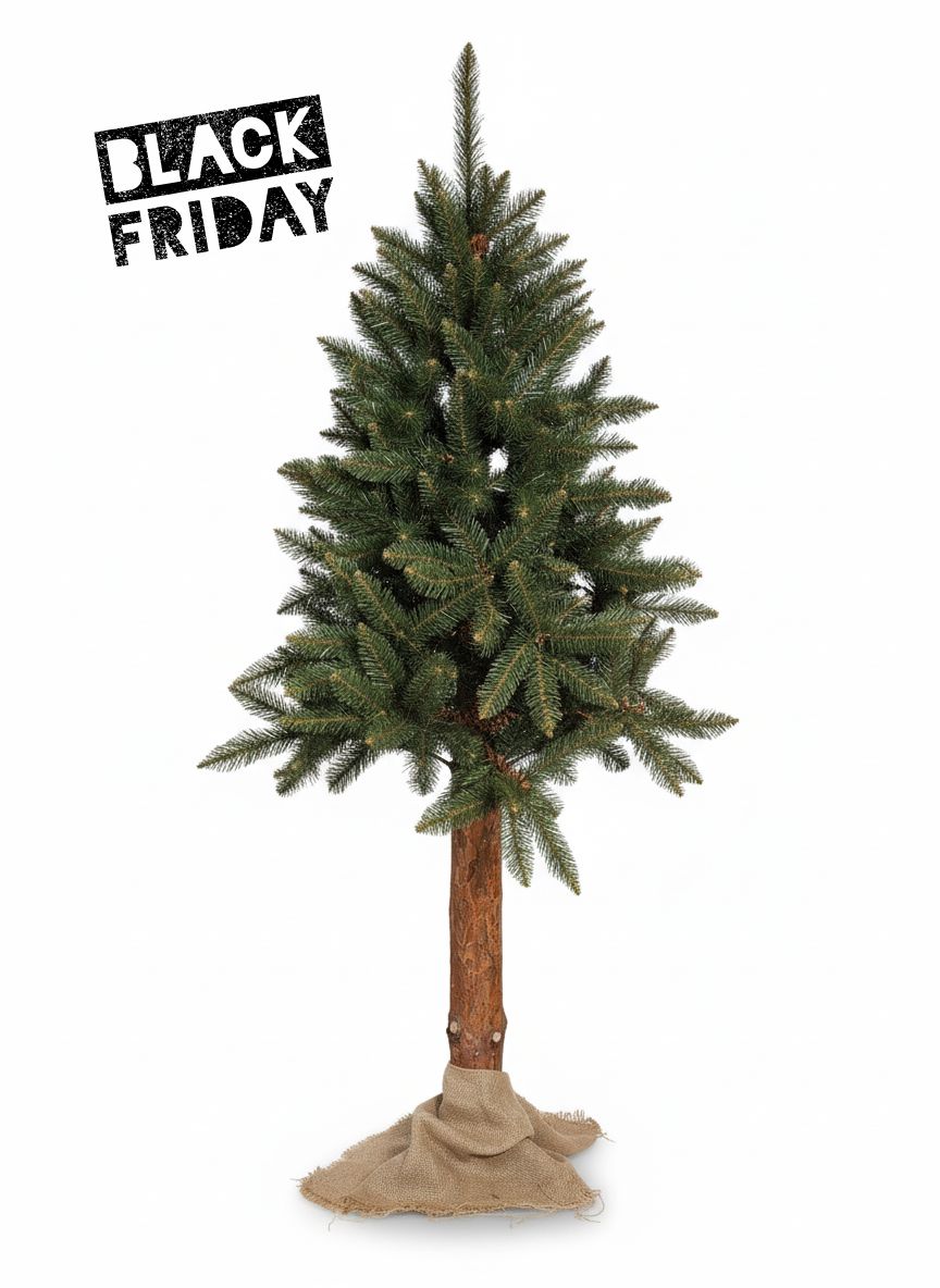 Siberian Spruce on Trunk PVC Artificial Christmas Tree