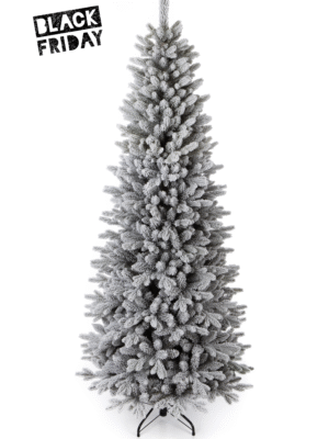 Snowy Slim Spruce PE Artificial Christmas Tree