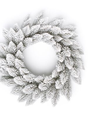 Nobile’s Fir Snow Covered PVC Christmas wreath Ireland